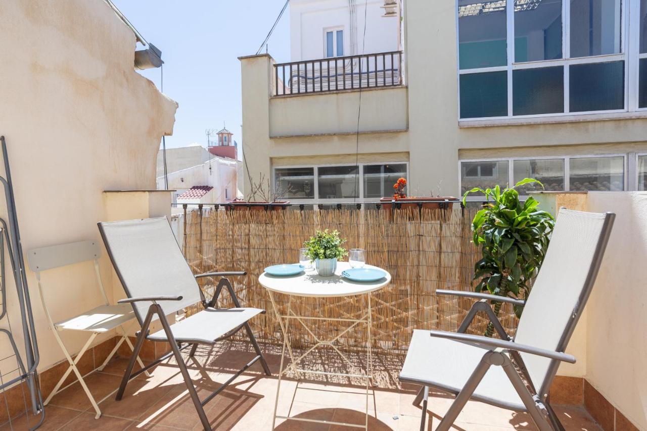 Urbe10 Terrace Constitucion 1 Bedroom Apartment Malaga Luaran gambar